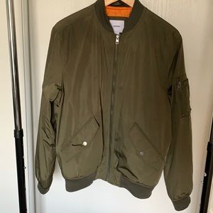 (DISCONTINUED) OLD NAVY OLIVE MENS BOMBER JACKET